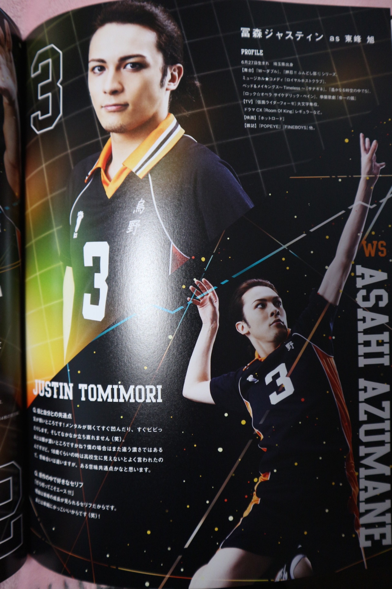 koutarouhs:    Haikyuu Stage Play Pamphlet Karasuno members pt II (no scanning, not