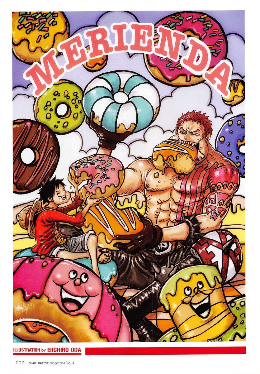 robinswhitehat:Oda’s drawings from One Piece magazine vol4. The whole sketches