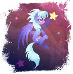 mlpfim-fanart:  Cloudchaser - Reach the Stars