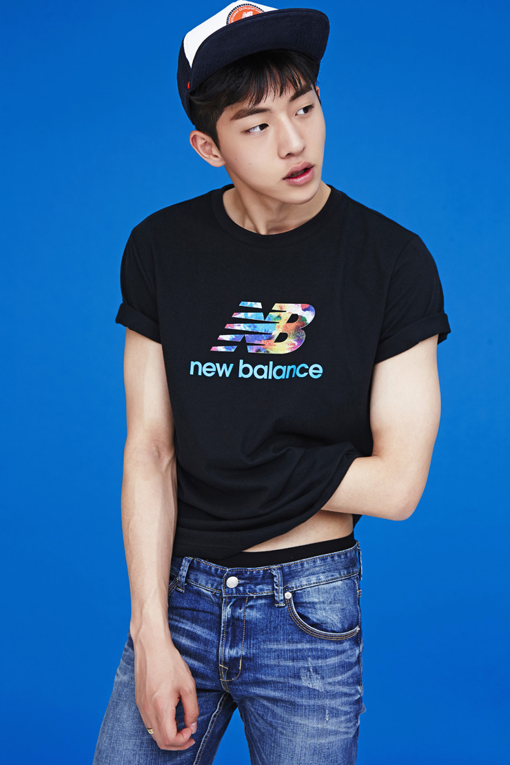 stardustmodel:  남주혁 Nam Joo Hyuk New Balance 2014 S/S Wild Flower Pack T-shirts