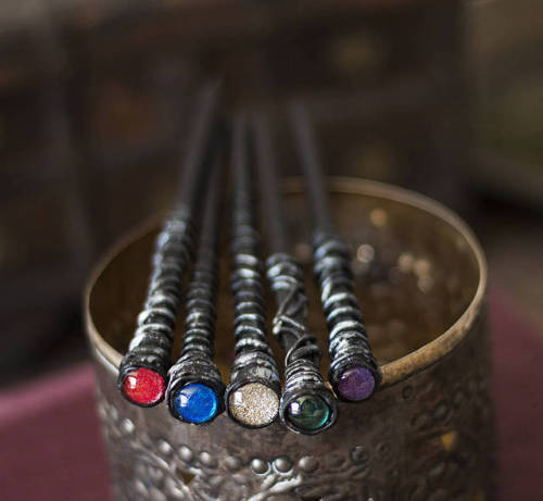 sosuperawesome:Wands / Pencil WandsArpeeleet on EtsySee our #Etsy or #Wands tags