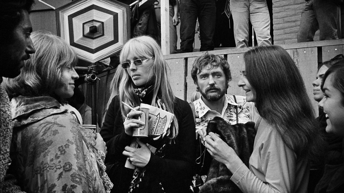 modbeatnik:  Brian Jones, Nico, Judy Collins and Dennis Hopper photographed by Jim