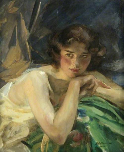 Flora (1922). Sir James Jebusa Shannon (Anglo-American, 1862-1923). Oil on canvas. Glasgow Museums R