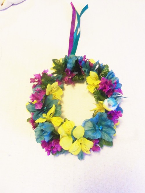 Flower Crown: Summer EveningBy Blue Flower Crafts on Etsy