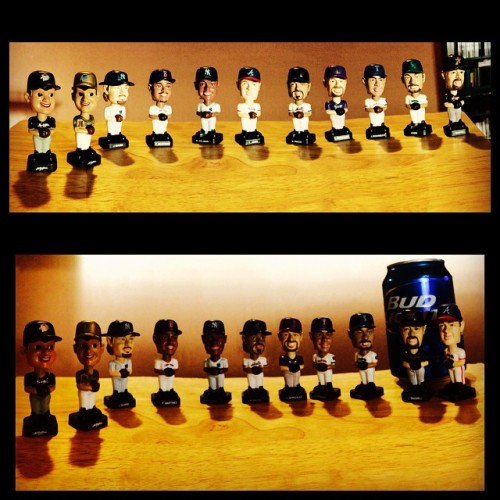 XXX #minibobbleheads #giambi #rodriguez #martinez photo