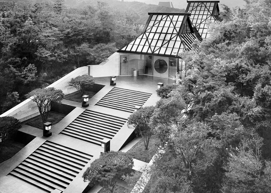 Architecture of Miho Museum in Kyoto, Japan Editorial Photo