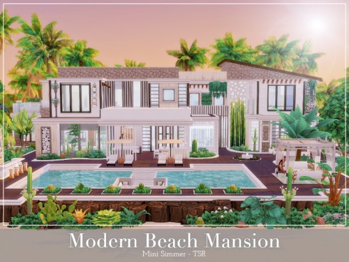 Modern Beach MansionLot Details: - Lot type: Residential   - Lot size:  50x50- Originally built in S