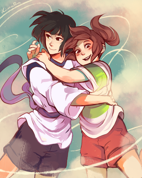 ikimaru:did a redraw of this old Spirited Away pic of mine c: