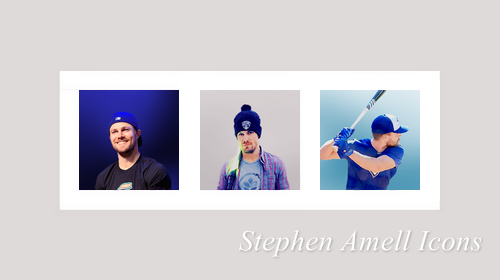 Random Stephen Amell icons
Request by Anon
For a man who wears a beanie A LOT, I didn’t find lot of good pics with him and a beanie. So here others of him smiling, and also some icons I already made for myself. I hope you will love them.
• 200x200...