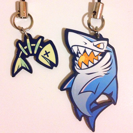 godtricksterloki:  squeedgeart:  Dino and Shark ChompCharms are also in the shop!