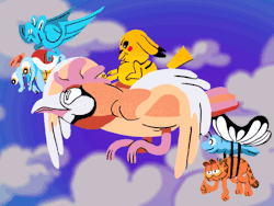neilsanders:POKEMANS!!taken from my two second contribution to pokeanimate’s reanimation of the series intro http://youtu.be/Foiu4wjJTyg