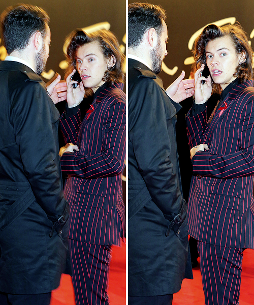 harrystylesdaily:Harry and Ben at the BFAs 2014
