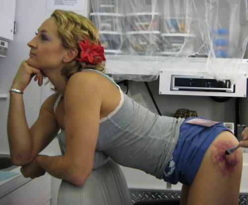 actuallygrimes:  boo-sem-ee:  pathetic—aesthetic:  bluedogeyes:  Zoë Bell  is a New Zealand stuntwoman and actress. Some of her most notable stunt work includes doubling for Lucy Lawless on Xena: Warrior Princess and for Uma Thurman in Kill Bill. 