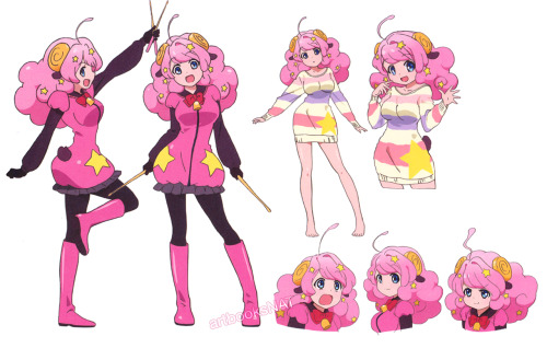 artbooksnat: Show by Rock!! (ショウ・バイ・ロック!!)More alternate costume character designs from Cyan, Moa, R