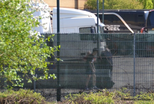 hannatomlinson:Zayn skateboarding outside the Koenig Pilsener Arena in Oberhausen, Germany 04/05/13