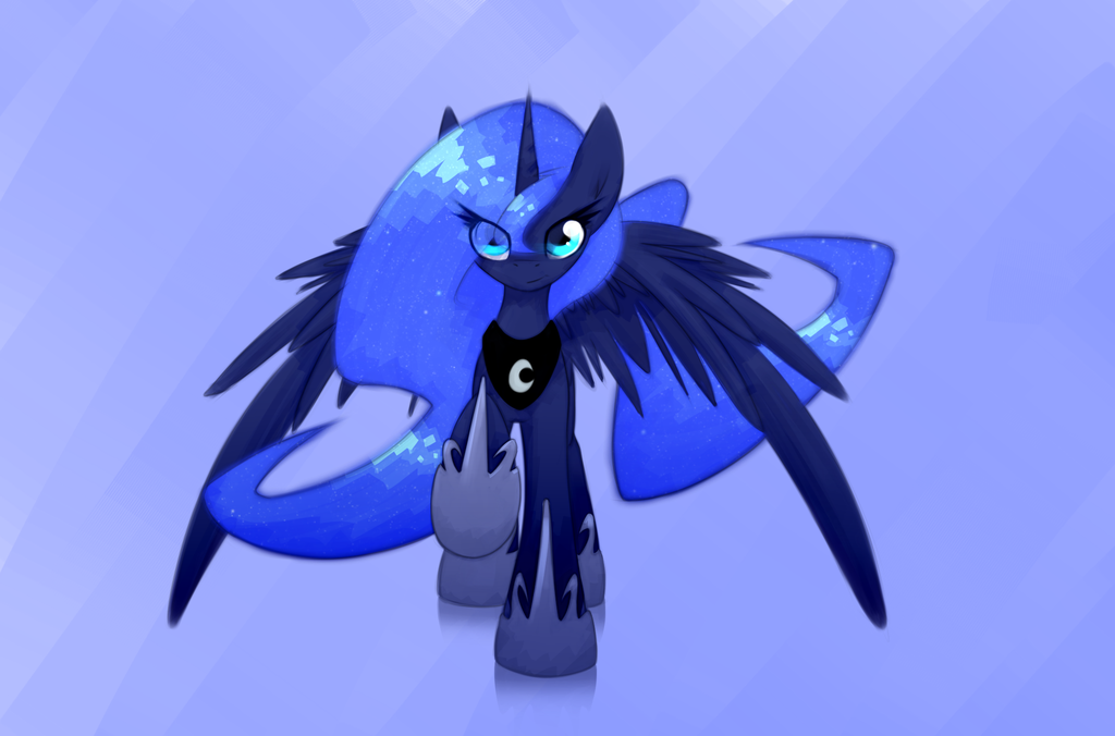 theponyartcollection:  Luna_white by ~Bloody-Sky-Z
