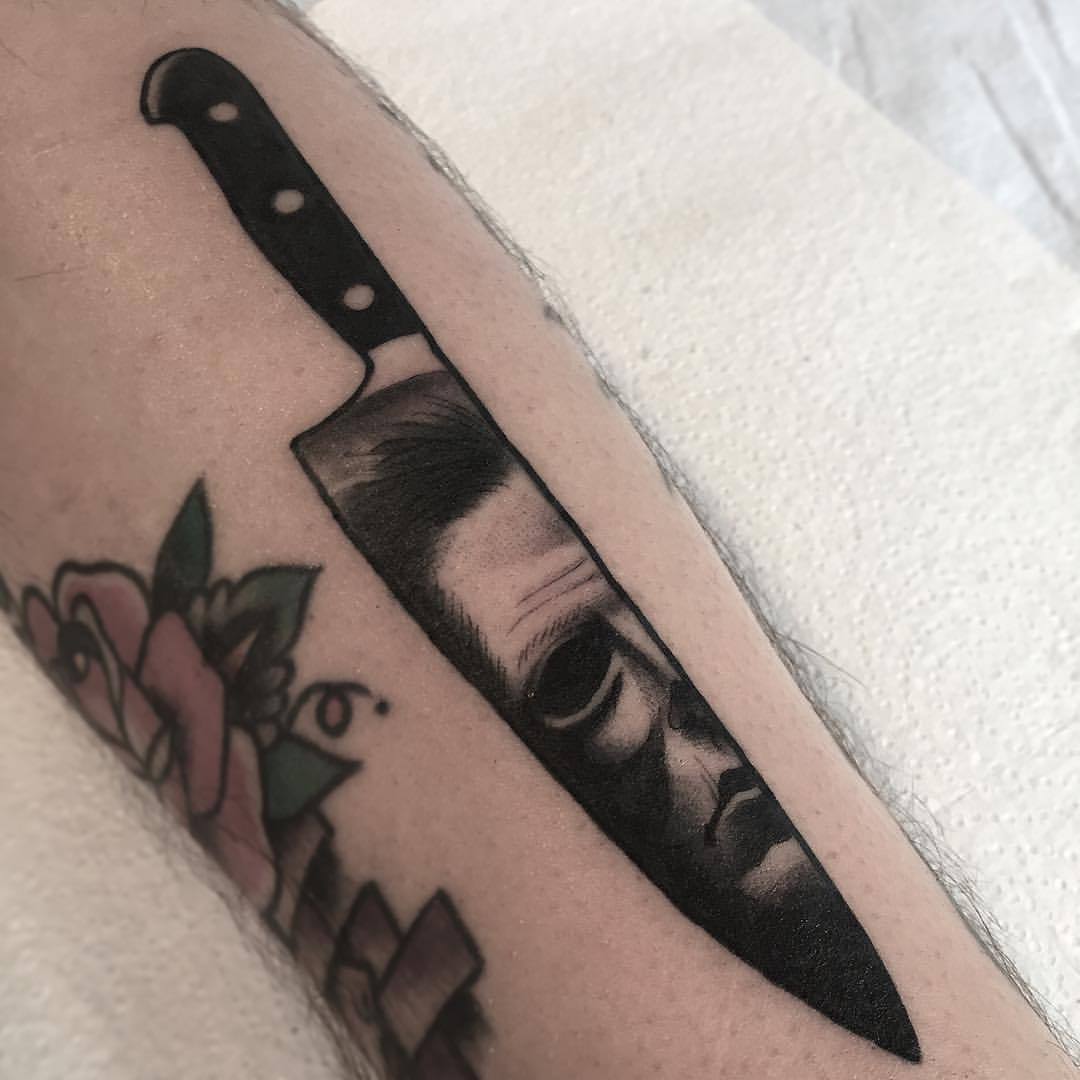 50 Amazing Sword Dagger and Knife Tattoo Designs  TattooBlend