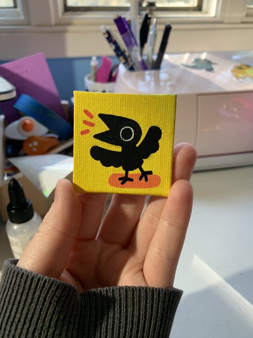 snailonsaturn:some tiny paintings!! these are so fun instagram // twitter