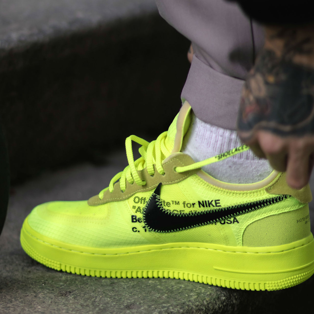 Kicksaddict — On Feet Look at the Off White x Nike Air Force 1
