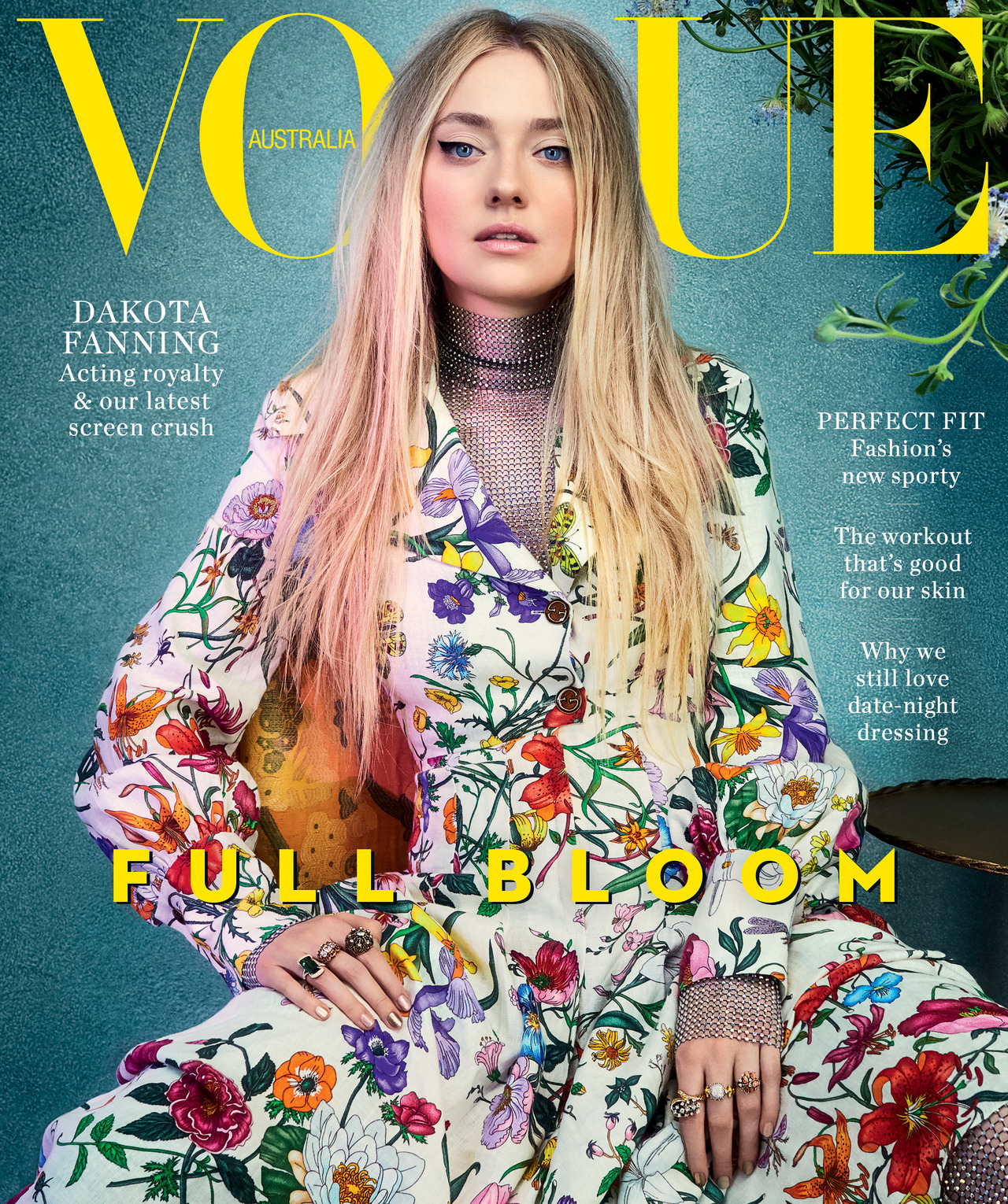 vogueaustralia:  Dakota Fanning wears Gucci on the cover of Vogue’s February 2018