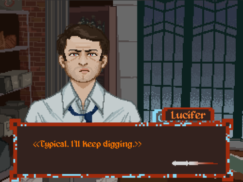 Scene From Supernatural S11e11 Into The Mystic Redone In A Pixel Art Rpg/visual Novel Style! I Can Only