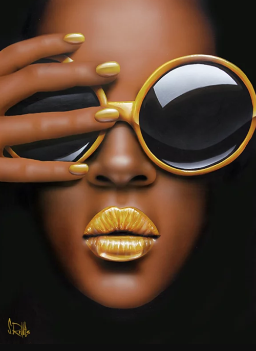 the fashion painting of Scott Rohlfs 