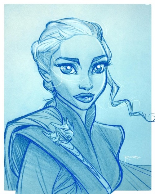 DANY || In the week leading up to the season finale, some portrait doodles of the big female charact