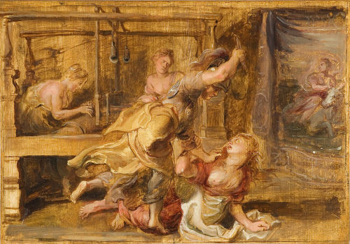 Pallas and Arachne, Peter Paul Rubens,1636-7