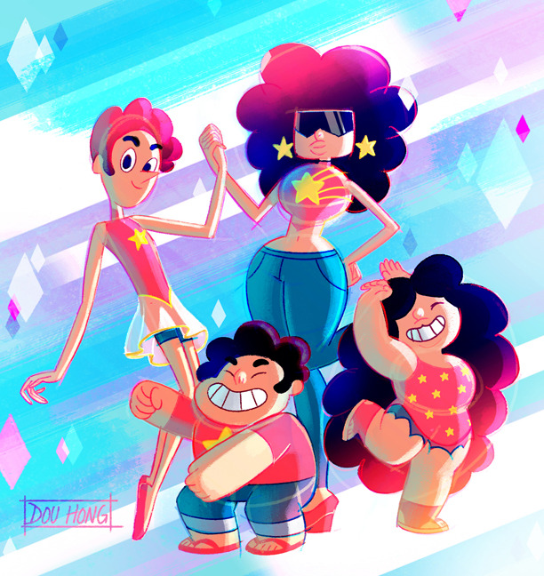 abraham-i-miss-you-so-much:dou-hong:Steven and the Stevens (not the episode)! (name