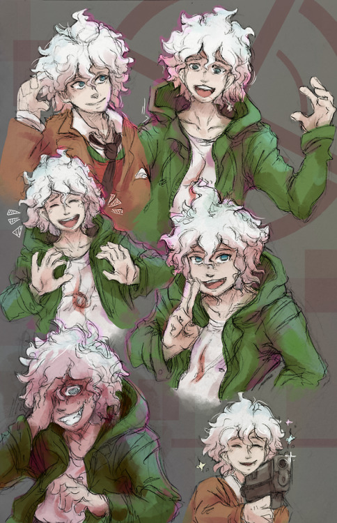 dont @ me but I drew a bunch of de-stress komaedas last week