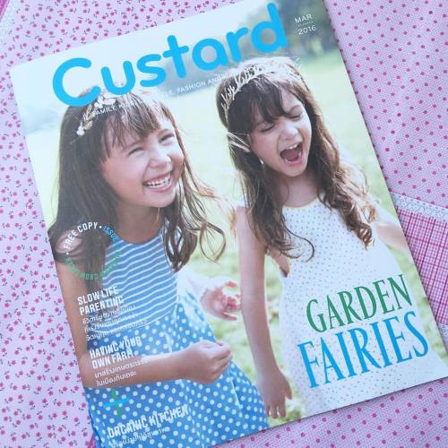 My Makeup/ Hair for these cute garden fairies in Custard Magazine, March issue. Please go grab yours