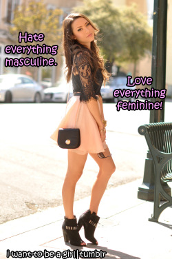 sissy-stable:  Do you love everything feminine now ?