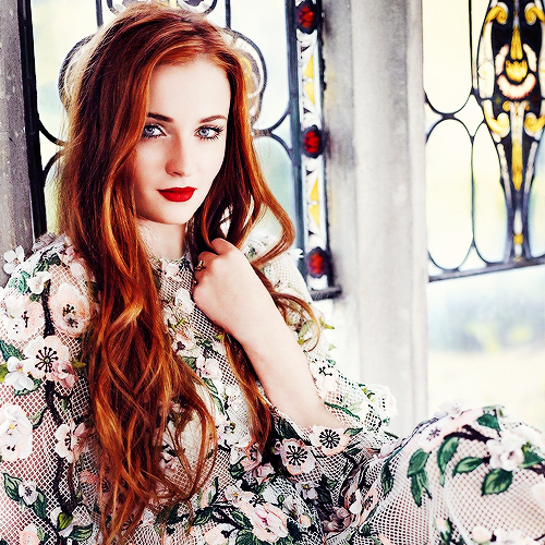 nymheria:  Sophie Turner | Tatler Magazine 