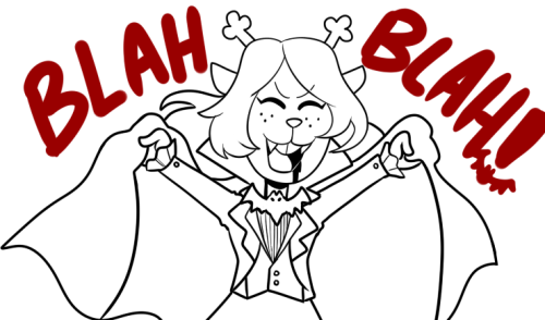 A Spooky Dracula Noelle has jumped on your