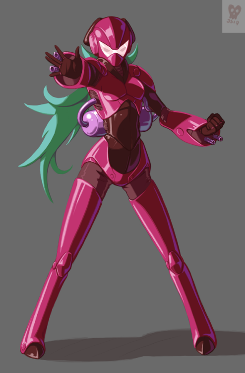 some bubblegum crisis-like armor