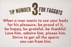 Aqh:  Remember Faggot, You Live To Serve.  You Should Be Naked And Kneeling Before