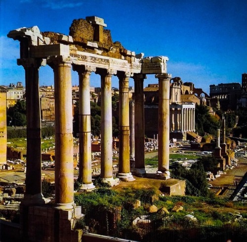 historyoftheancientworld: Temple of Saturn is the oldest temple in the Forum Romanum, consecrated fo