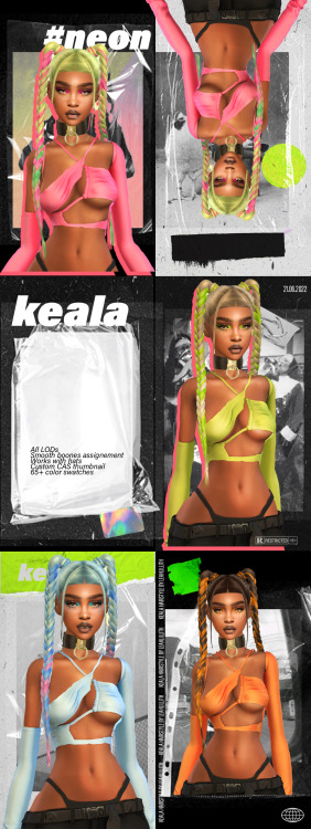 Keala Hairstyle + Color Extensions Acc: DOWNLOADSIMS 4