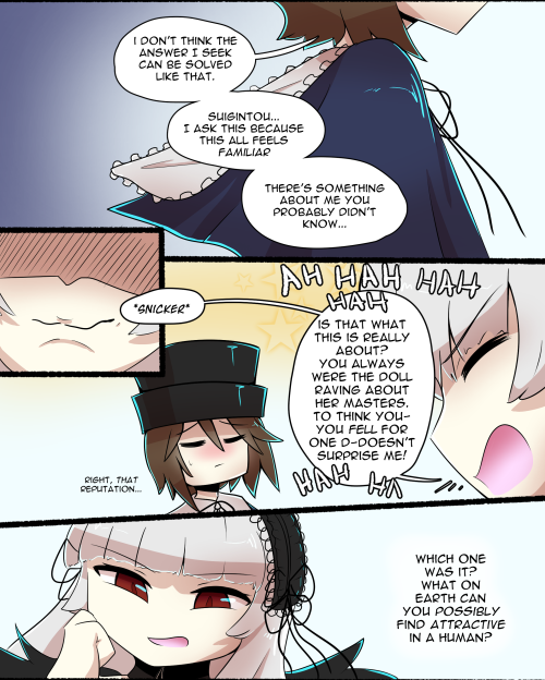 LONG POST I AM SORRY I always thought that Souseiseki’s interest in Suigintou and Megu’s