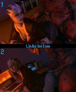 darktronicksfm:  Liara x Wrex - 01  Gfycat