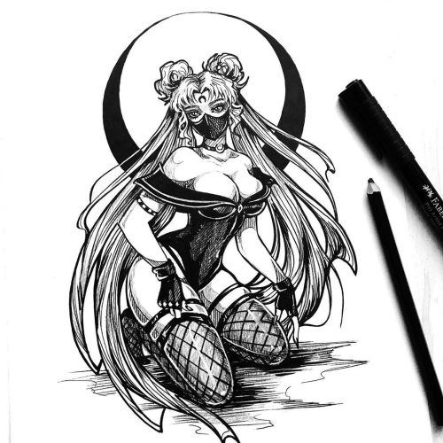 Sailor Moon aka Bunny aka Usagi TsukinoTime for another illustration with Sailor Moon in your feed