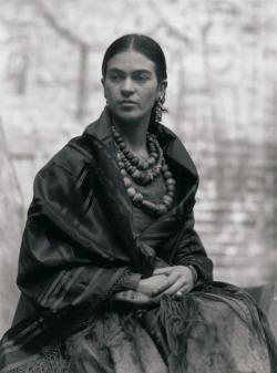 thinkmexican:  Frida KahloJuly 6, 1907 - July 13, 1954Feliz Cumpleaños, Frida.Do you have a favorite Frida quote?
