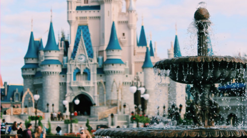allthatdisneyisgold: Castles and Fountains by Little Disney Bug