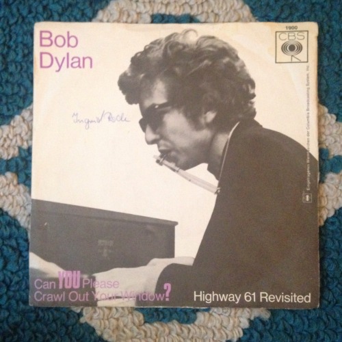 Bob Dylan - Can You Please Crawl Out Your Window / Highway 61 Revisited  1966 German Press (CBS