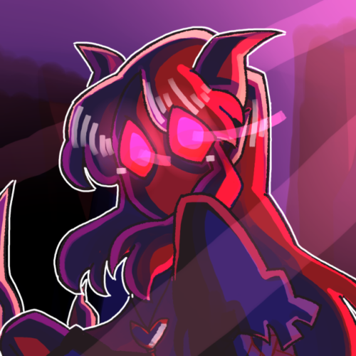 pepperpixel: ava’s demon fanart! cause the new update was super spooky~ this pics were pretty expire