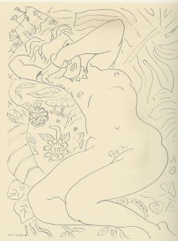 Artimportant:  Left: Henri Matisse - (Drawing Of A Nude)  Right: Henri Matisse