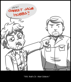 thehobosapien:  Plot twist: Will Graham was never unstable. He just have poor eyesight and happens to be not wearing his glasses at the wrong situations. MORE LAME HANNIBAL COMICS HERE