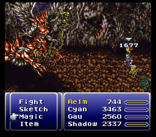 finalfantasyvi:The Gods of Magic (Goddess, Demon and Fiend/Doom) - FFVI by 元村人