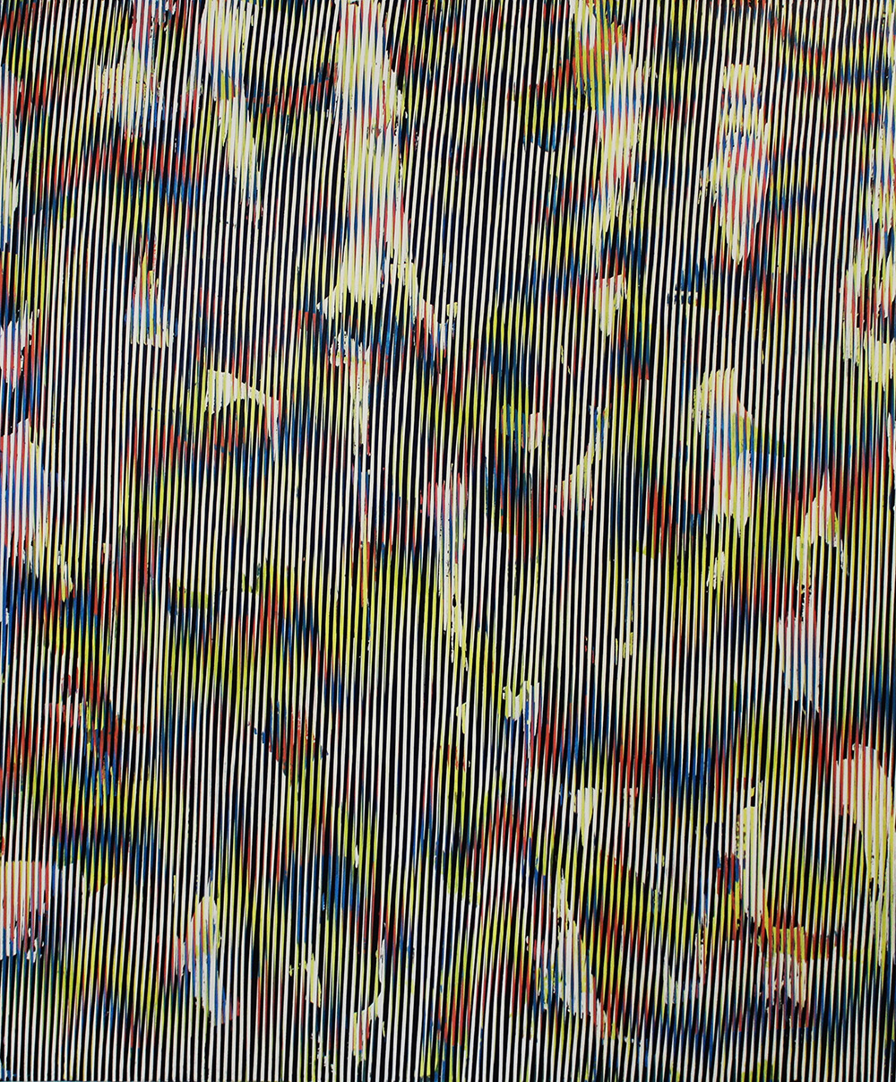 socialclaustrophobia:  Julie Oppermann (American, b. 1982), 1301, 2013. Acrylic on
