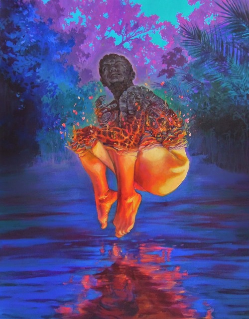 psychedelic-psychiatrist:  REBORN by Natalia Rak 74x95cm
